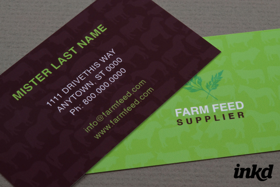 Feed Supplier Business Card