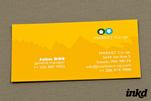 Market Co-op Business Card