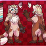 Neo Red Panda 3/4 Ref Sheet .:Commission:.
