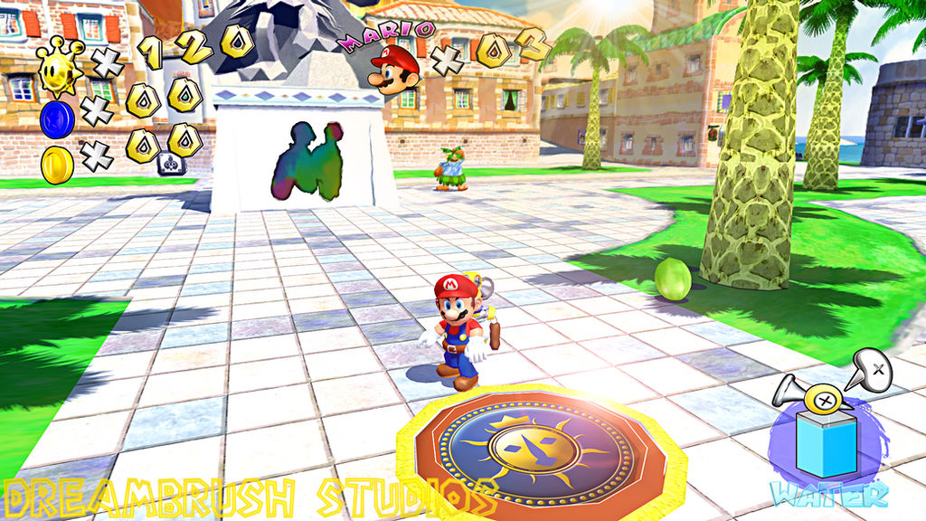 Super Mario Sunshine Hd Mockup By Dreambrush On Deviantart