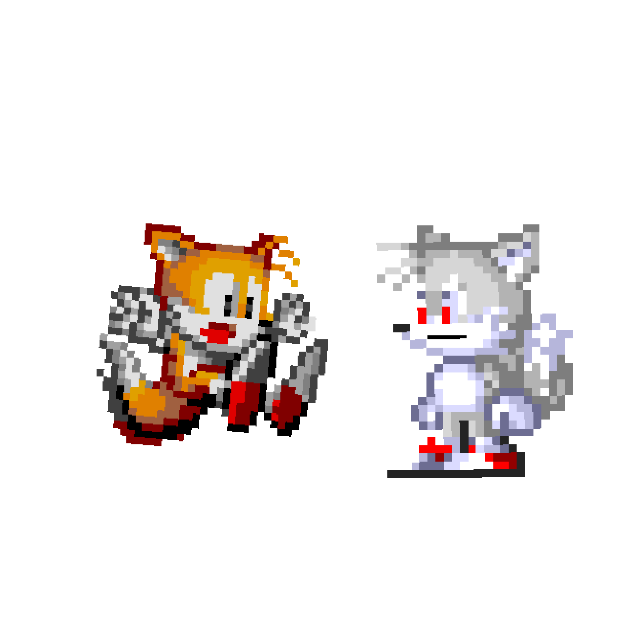 Tails She Tails Meet Carrie?(she Take a form as Tails) by penny361 on DeviantArt