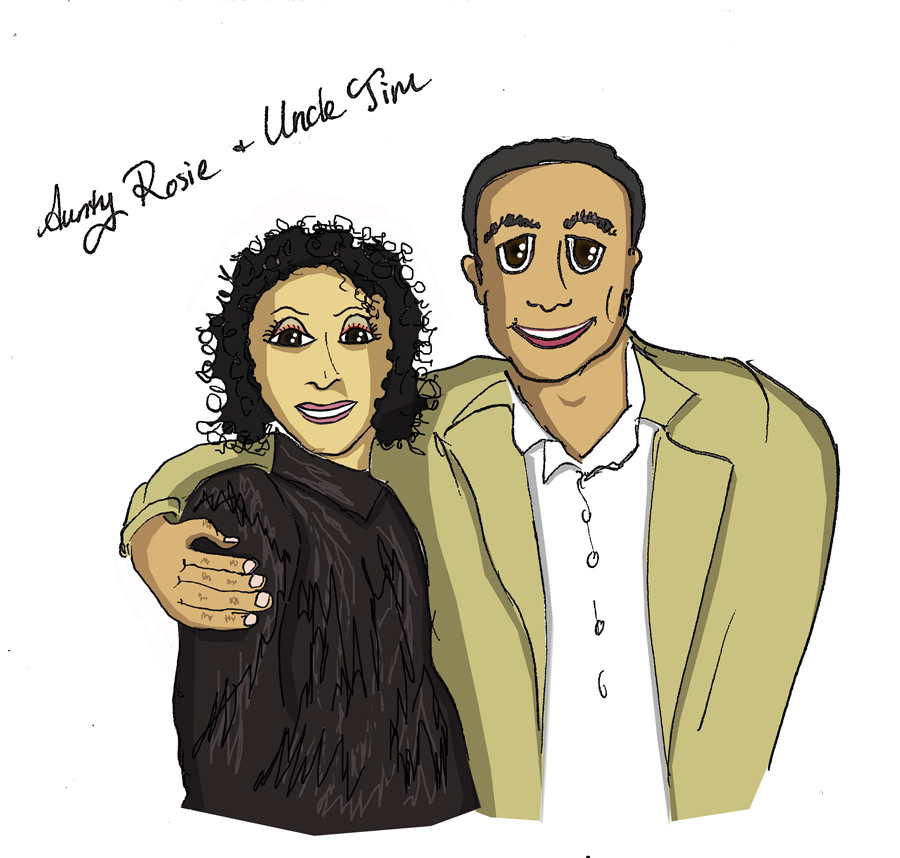 Cartoon Aunty and Uncle by gypsysnail on DeviantArt