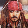 Jack Sparrow - crayola crayons, sharpie