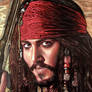 Jack Sparrow oil painting version 2