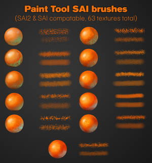 Paint tool SAI brushes (SAI/SAI2)