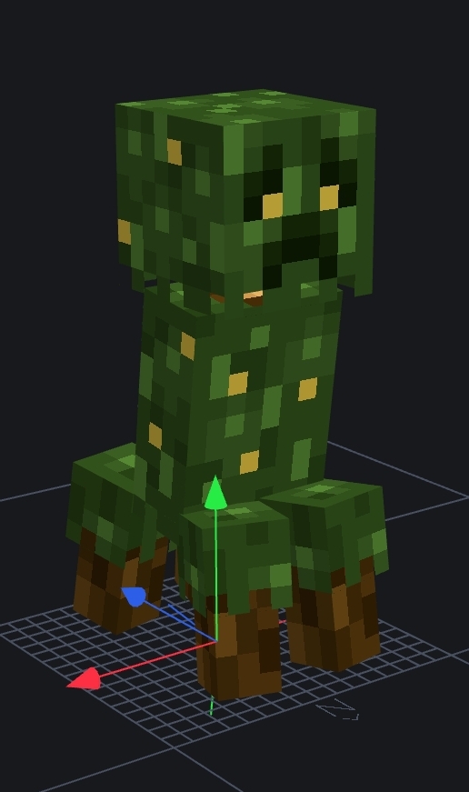 Creeper Inverted Colours Creeper Redesign by WendayThePotato on DeviantArt