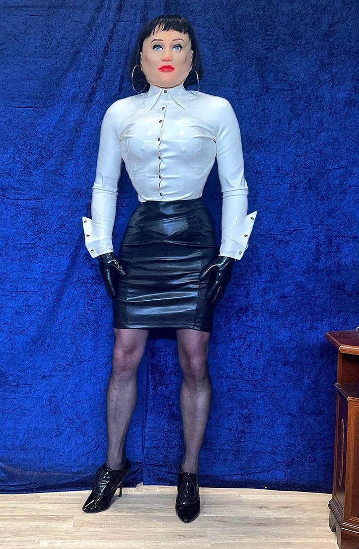 Secretary outfit by Rubberdollyxx on DeviantArt