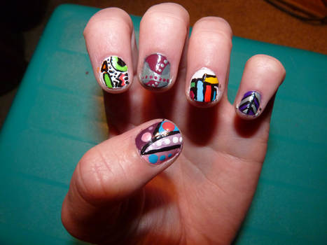 abstract nails