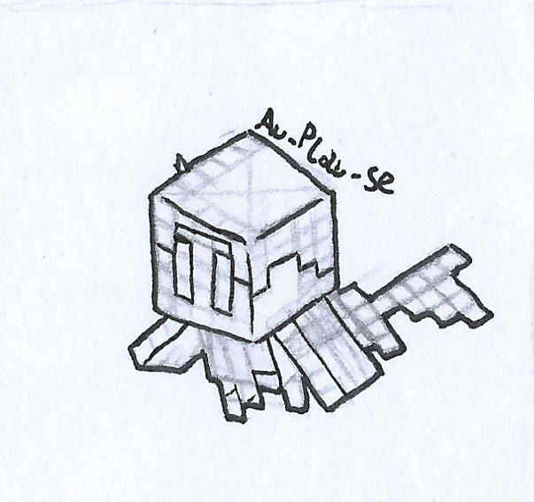 Coloring Allay Minecraft Allay ink art by Au-Plau-Se on DeviantArt