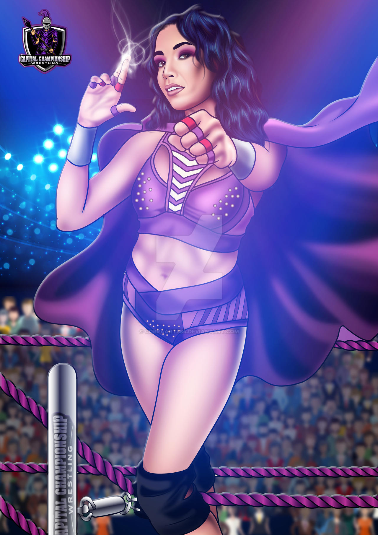 Pro Wrestler : Ultra Violette by CobraArts84 on DeviantArt