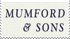 Mumford and Sons Stamp by NotKing