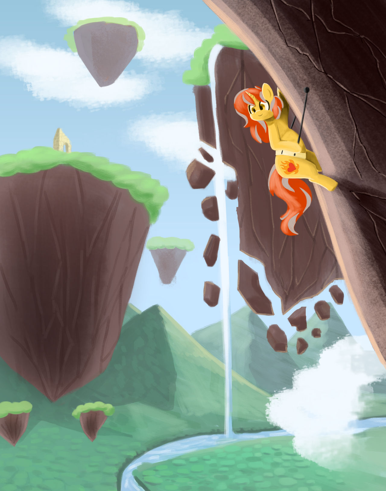 Rock A Stack Deviantart Rock Climb by Ahobobo on DeviantArt