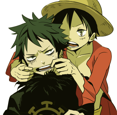 Luffy x Law Render