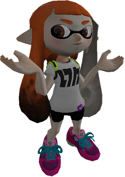 Inkling Girl Shrug by thebestmlTBM on DeviantArt