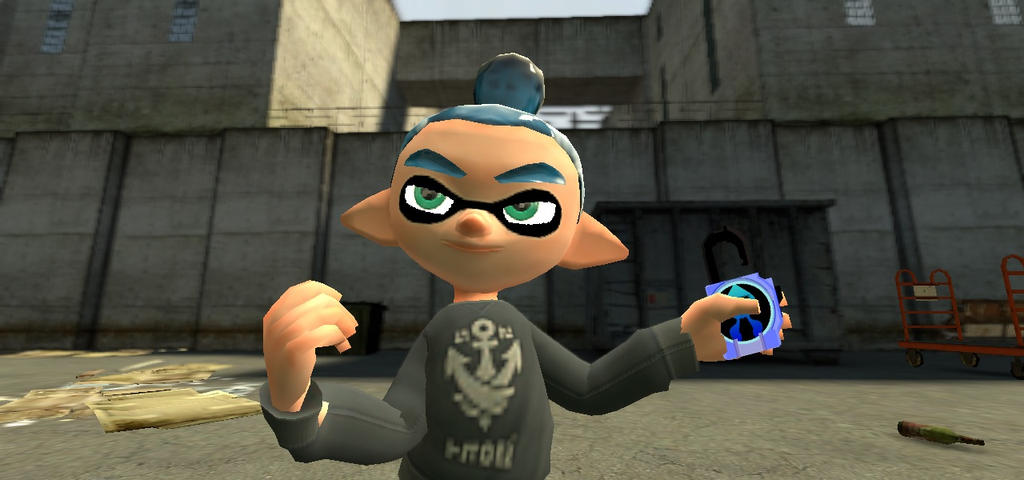 Gmod Mini Inkling Deviantart GMOD - Inkling with a Squid Lockseed by thebestmlTBM on DeviantArt