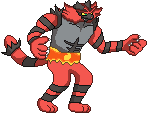 Sprite Display - Incineroar by thebestmlTBM on DeviantArt