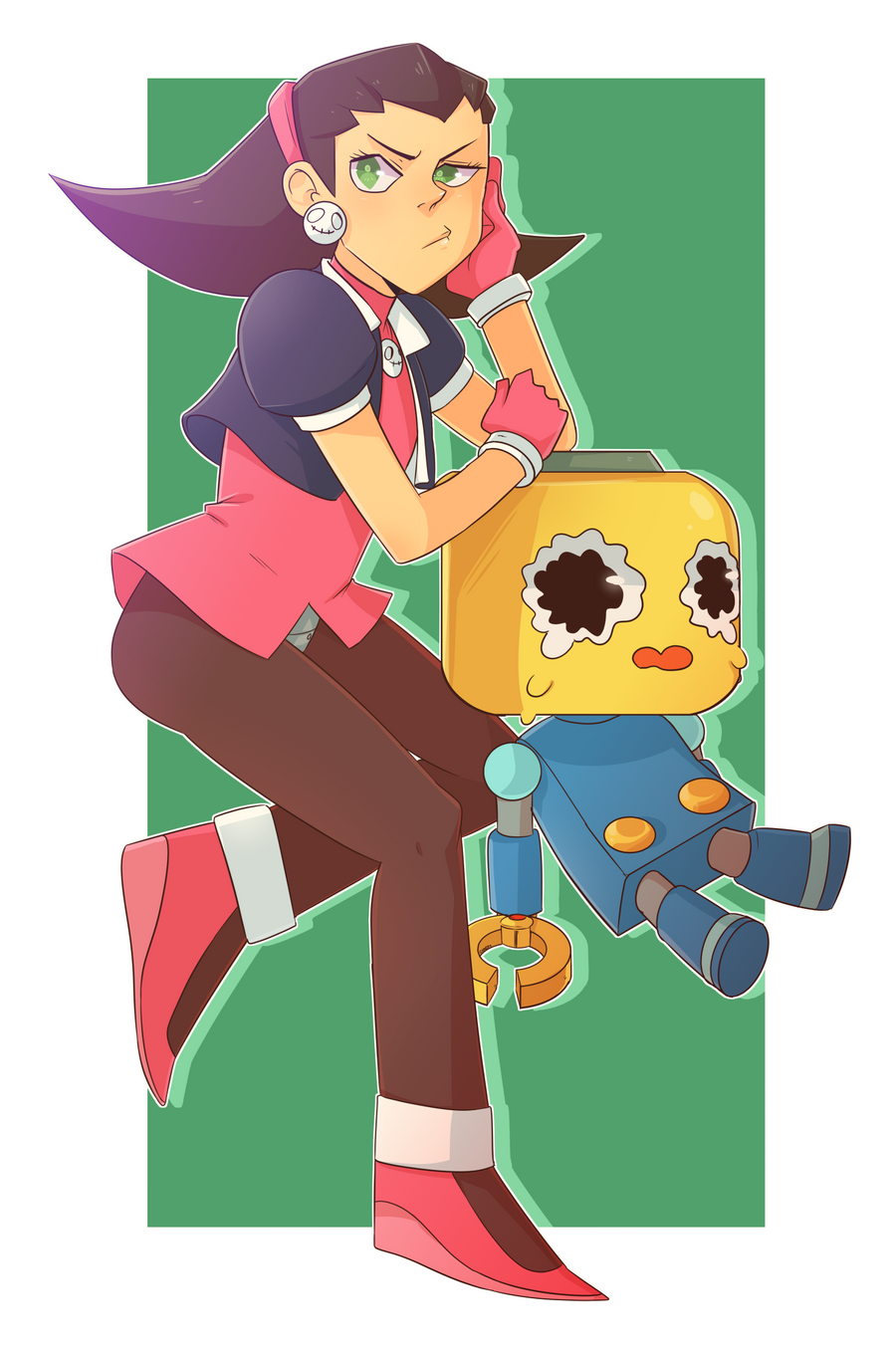 Fa Mega Man Legends Tron Bonne By Skele Tea On Deviantart Fa Mega Man Legends Tron Bonne By Skele Tea On Deviantart