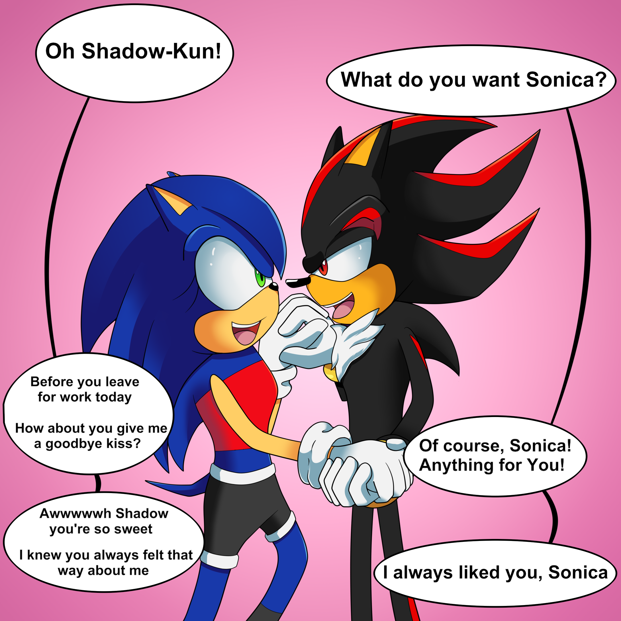 How to ship Sonic and Shadow + by ClassicMariposAzul on DeviantArt