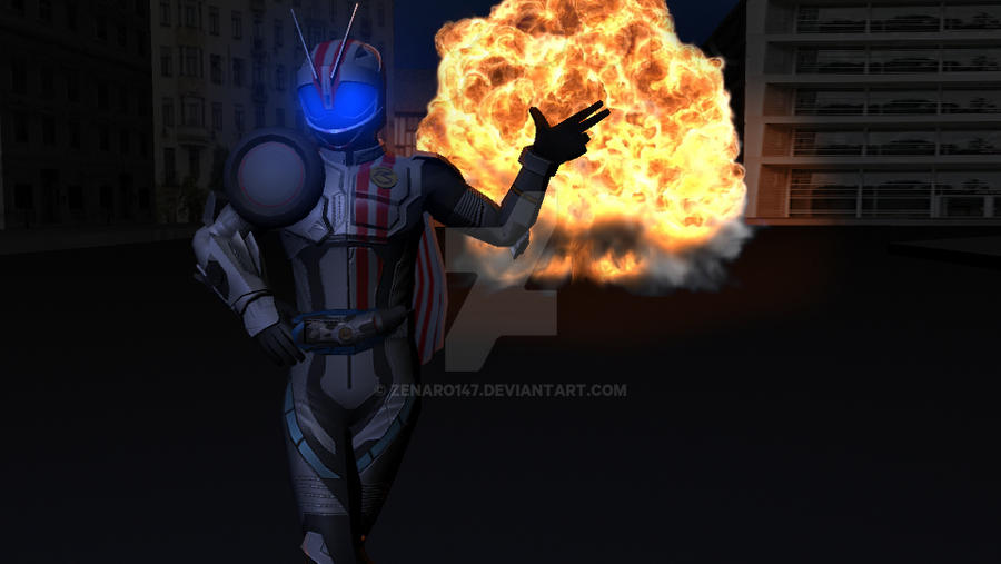 Kamen Rider Mach - Render by zenaro147 on DeviantArt