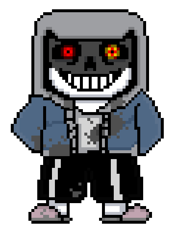 Nata on X: funny edit i made of the dust sans sprite og sprite made by  @chuf___ #FNF  / X