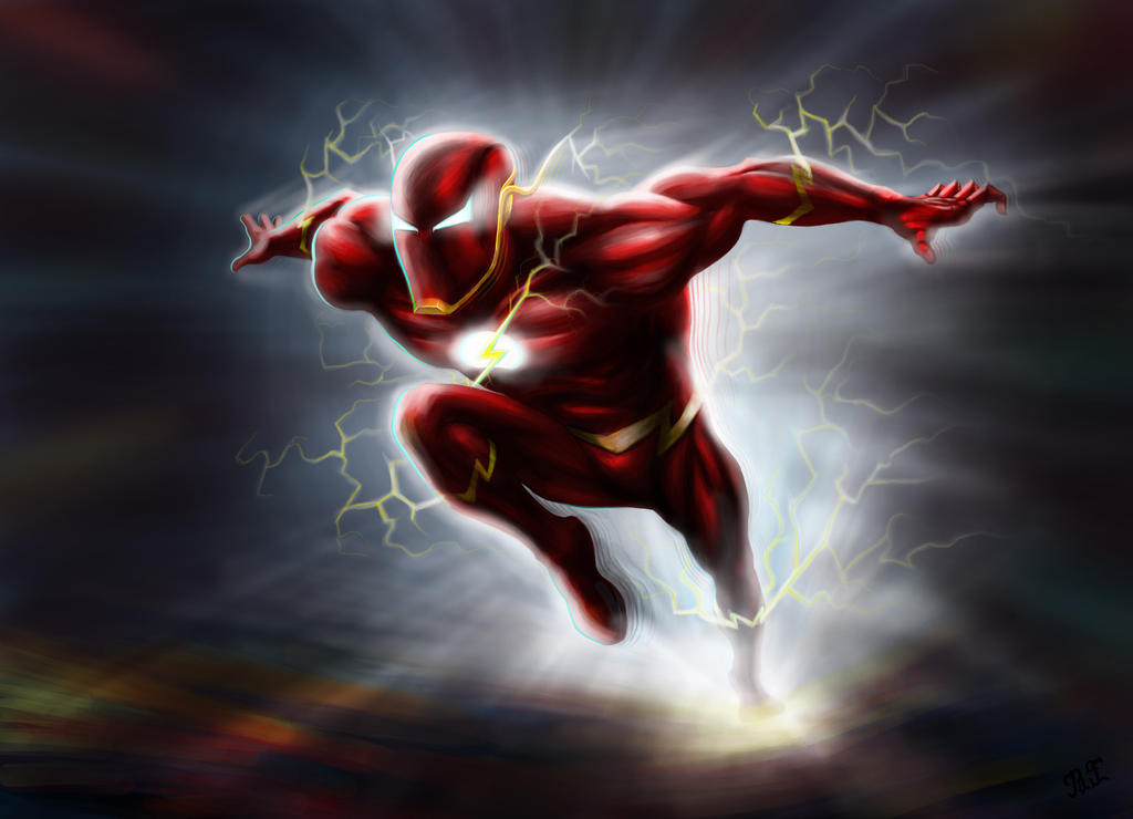 Flash Running Front Flash running by lnpbr on DeviantArt