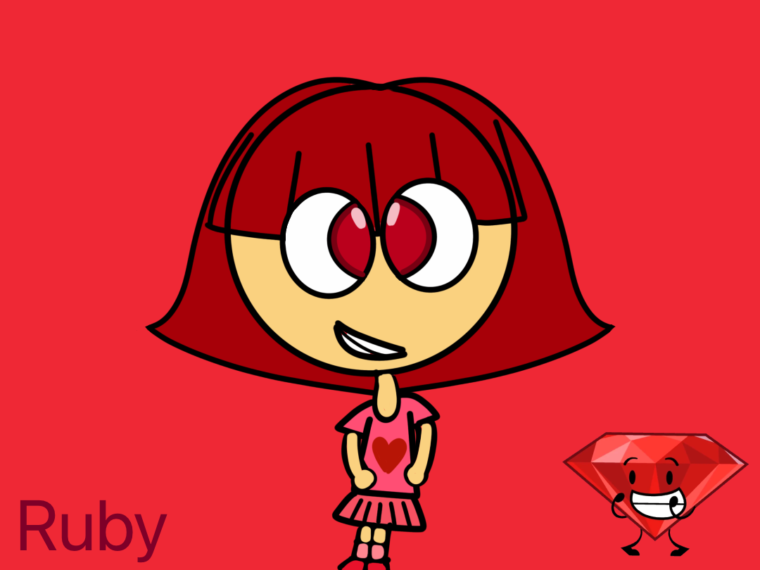 Bfdi Ruby Template Bfdi Ruby as a Human! by thatlilbfdifan10 on DeviantArt