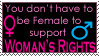 Womans Rights Stamp