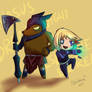 LoL- Nasus and Ezreal