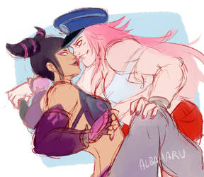 Street Fighter-Poison and Juri Han