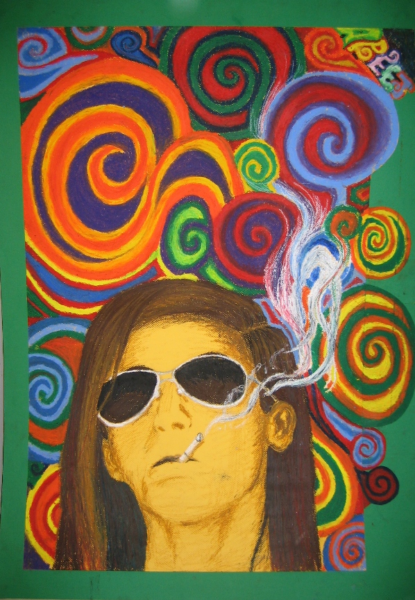 'Badass'hippie portrait II