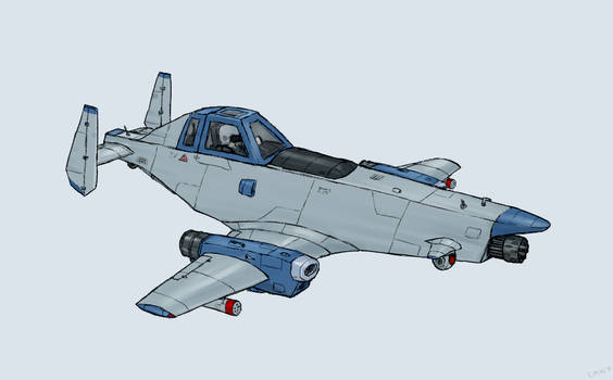 Ground attack plane GAT-49E