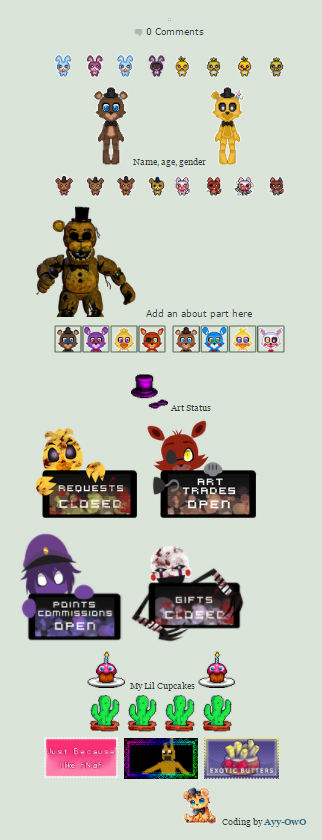 Fnaf Code f2u by Ayy-OwO on DeviantArt