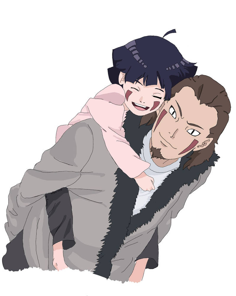 Kiba and his Daughter by Ophelia-Alice on DeviantArt