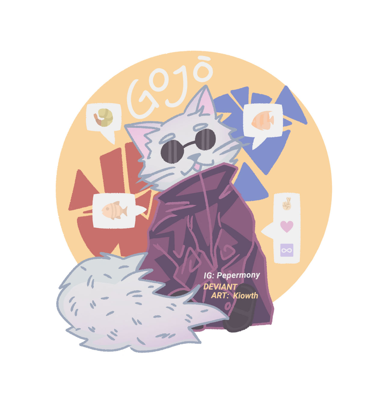 GOJO CAT By Kiowth On DeviantArt gojo-cat-by-kiowth-on-deviantart