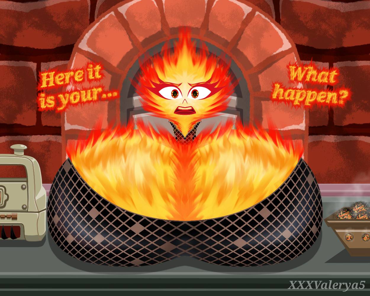 Deviantart Ember Ladder Ember atendiendo (Elemental) by XXXValerya5 on DeviantArt