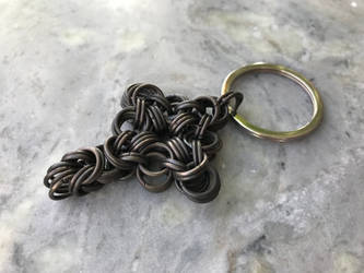 Cross oring keychain/pendant