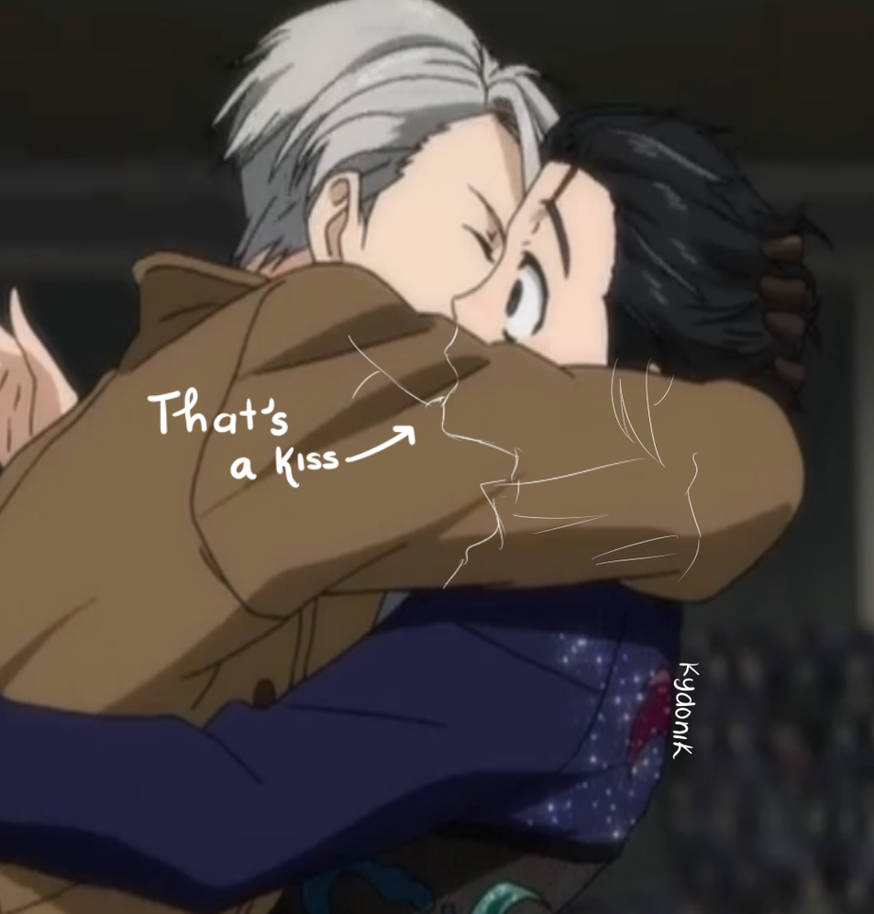 THAT WAS A KISS Viktor x Yuuri by Kydonik on DeviantArt
