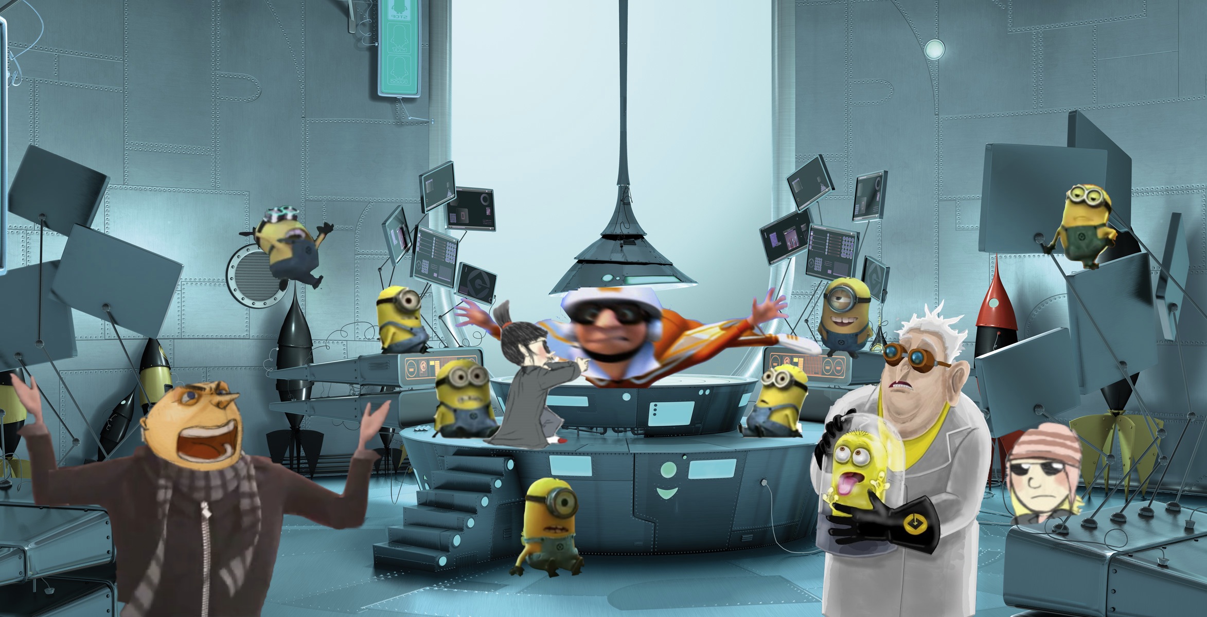 Vector in Gru's lab by DespicableLeftie on DeviantArt