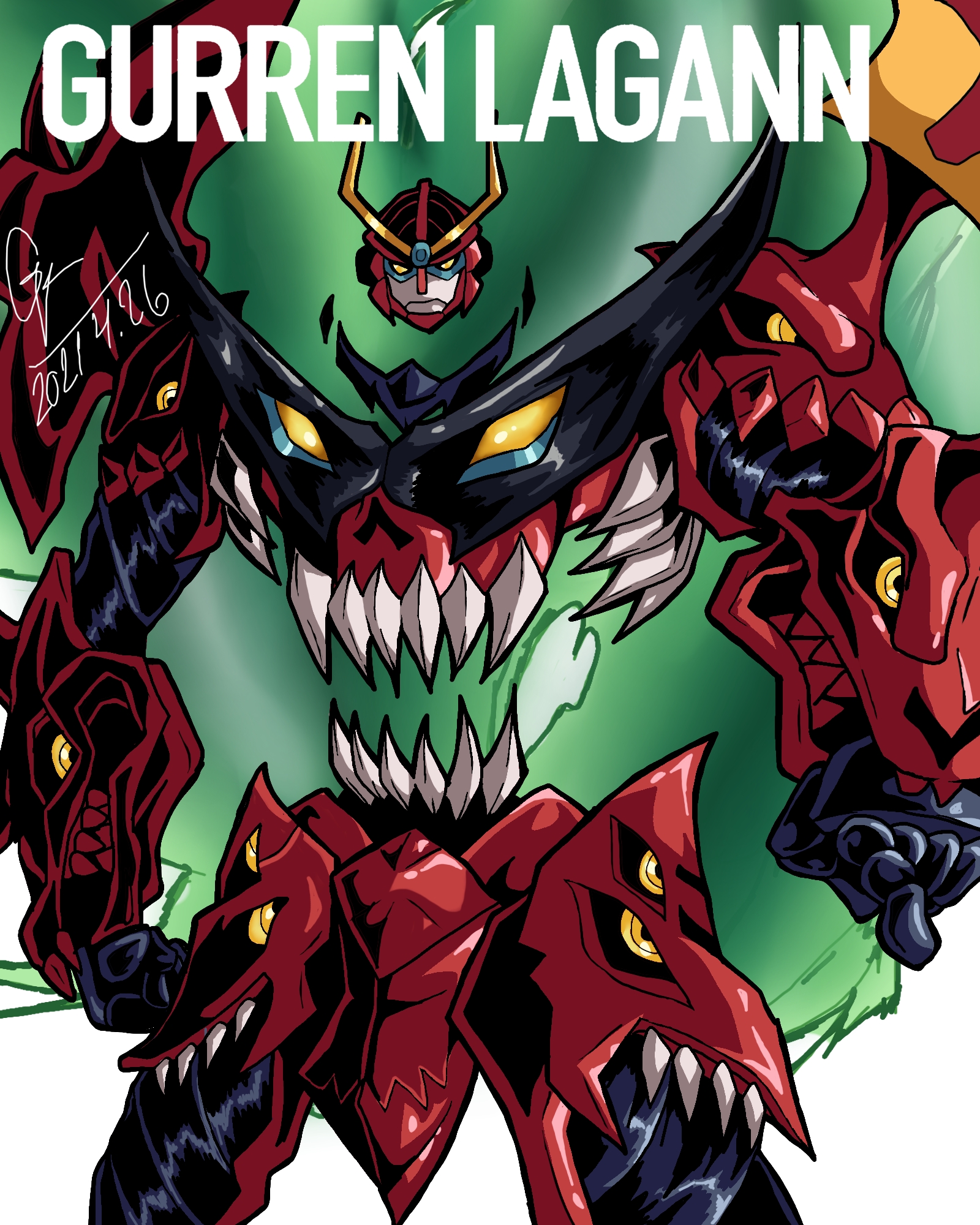 Tengen Toppa Gurren Lagann-Ch.1 Pg.9 Color by Destroys30 on DeviantArt