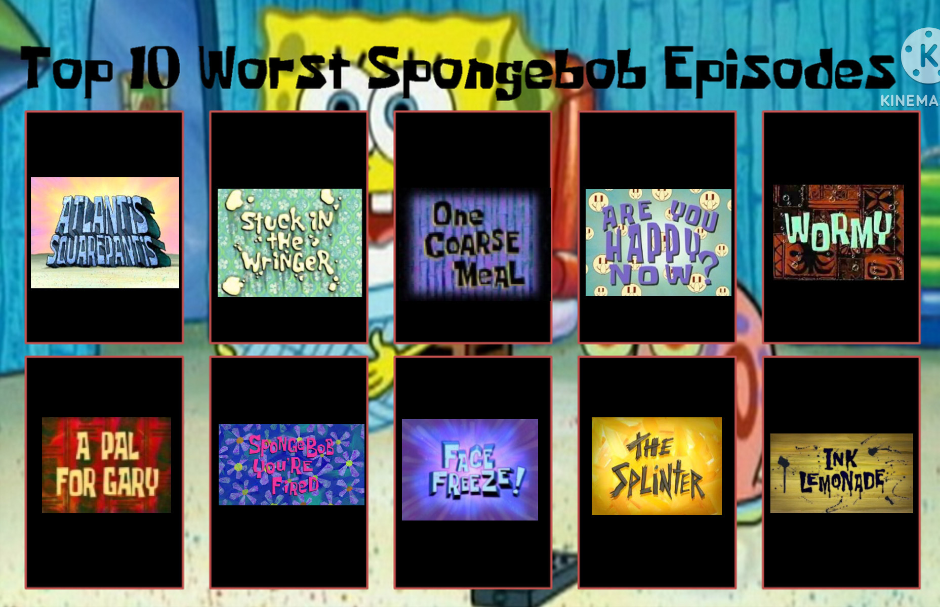 My Top 10 Worst SpongeBob Episodes By Beatlesfangirl15 On DeviantArt my-top-10-worst-spongebob-episodes-by-beatlesfangirl15-on-deviantart