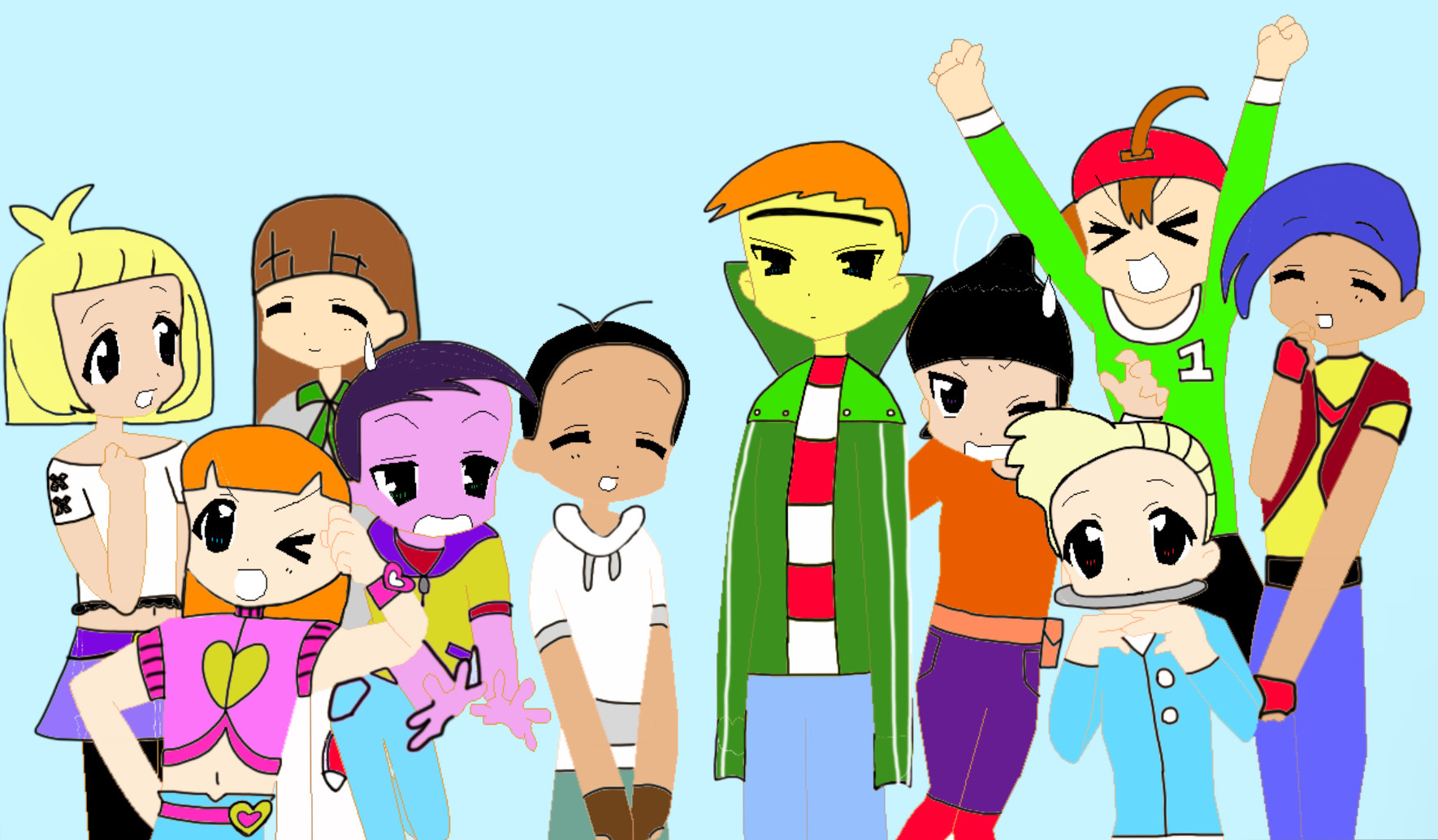 The EEnE Cast (and Robin) in their PPGZ Forms by Beatlesfangirl15 on ...