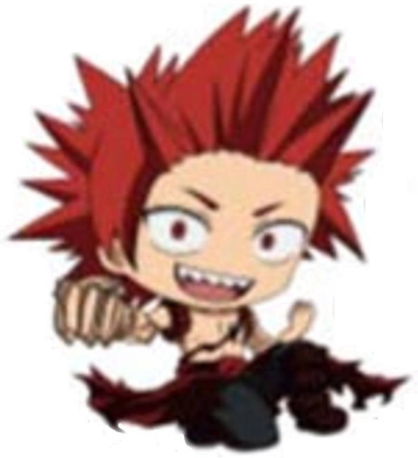 Eijiro red riot chibi by masterchristian on DeviantArt