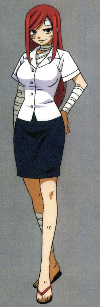 Erza/Elsa post tower of heaven and casual outfit by MASTER-C-EMPEROR on ...