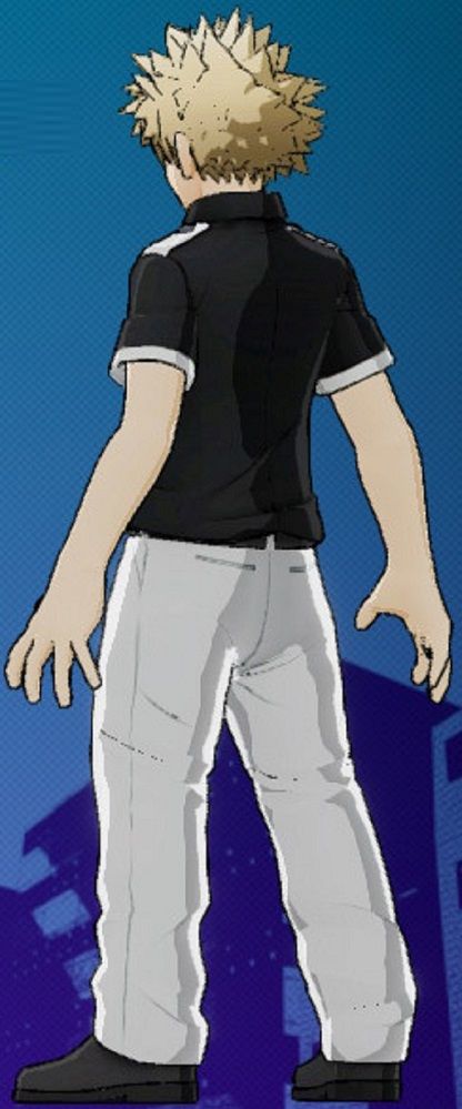 KATSUKI monochromatic uniform back by MASTER-C-EMPEROR on DeviantArt