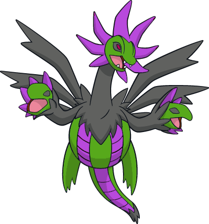 Shiny Hydreigon:DreamWorld Art