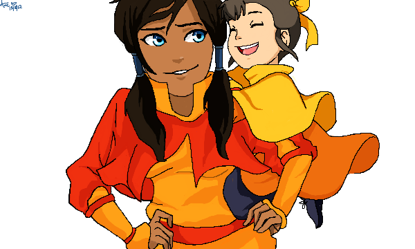 Korra and Ikki