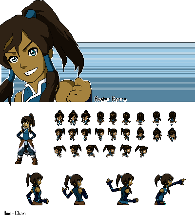 Korra in the Pokemon World by xAmeChanx