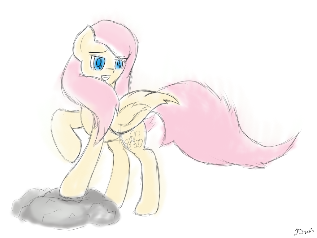 Overconfident Fluttershy