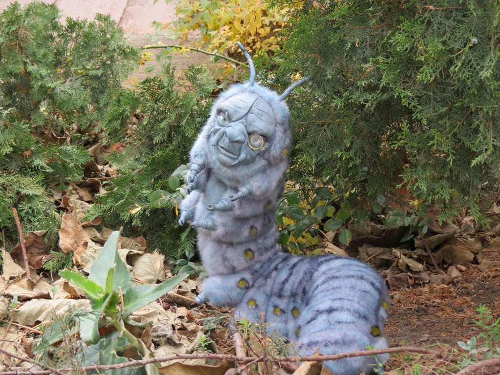 Caterpillar From Alice And Wonderland By Sukhanov On Deviantart Caterpillar From Alice And Wonderland, Alice In Wonderland Caterpillar Garden Statue