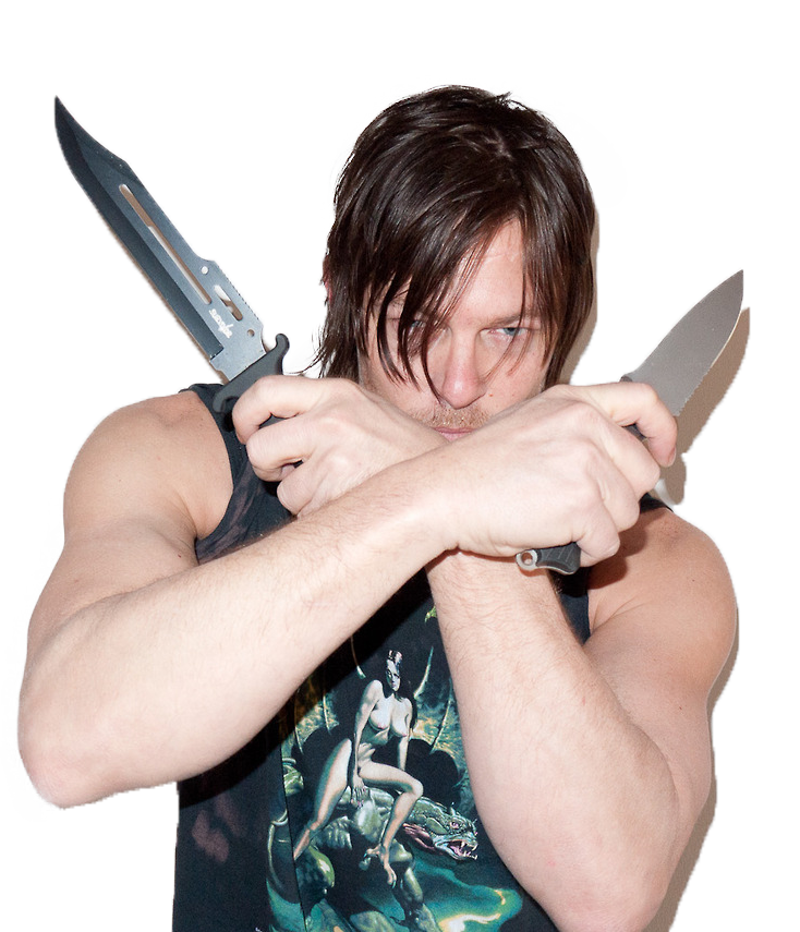 Norman Reedus Render The walking dead